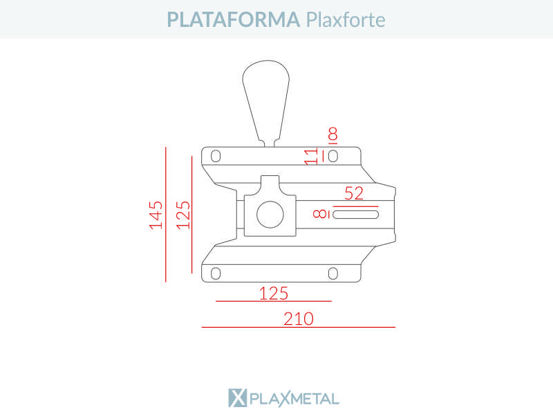 Dimensões Plataforma Plaxforte – 34676 Plataforma Plaxforte 
